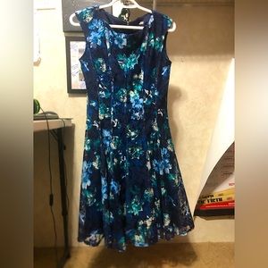 Blue flower dress